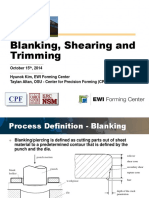 TOPIC 7 Blanking Sheating and Trimming