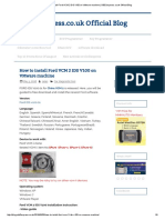 How To Install Ford VCM 2 IDS V100 On VMware Machine - OBD2express - Co