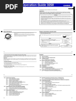 Operation Guide 3258: About This Manual Things To Check Before Using The Watch