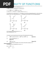 Maths Chap 4 Continuity of Functions Notes