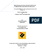 THESIS Algorithm For Detection of Hot Spots of Traffic Through Analysis of GPS Data