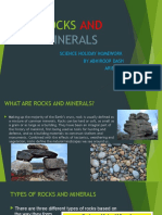 Project On Rocks and Minerals