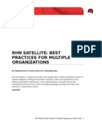 RHN Satellite: Best Practices For Multiple Organizations: by Máirín Duffy, RHN Satellite Engineering