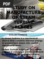 Manufacturing Process of Steam Turbine Blades