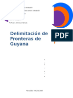 Venezuela: Delimitacion de Fronteras Con Guyana