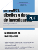 Enfoques Diseños y Tipos de Investigación