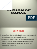 Canal Design