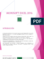 Introduccion A Microsoft Excel 2016