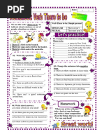 2 - Ficha de Trabalho - There To Be