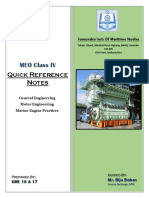 Class 4 Quick Reference For MEP - Motor and General Er Shashwat - 1