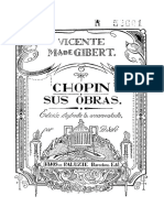 GIBERT, V. - Chopin Sus Obras. Edición Ilustrada y Ornamentada Por A. Saló