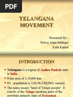 Telangana Movement Presentation