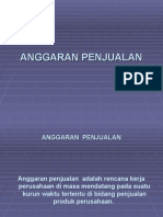 Anggaran Penjualan