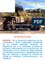 1.analisis de Sistemas Mineros Introduccion