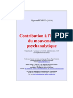 Freud - Contribution À L'histoire Du Mouvement Psychanalitique