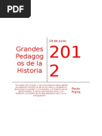 Grandes Pedagogos de La Historia.