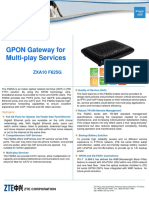 GPON Gateway For Multi-Play Services: ZXA10 F625G