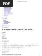 Information On Pure Common Law Trusts PDF