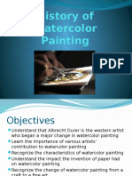 History of Watercolor