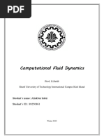 Computational Fluid Dynamics: Term Project