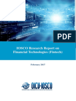 IOSCO Research Report On Financial Technologies