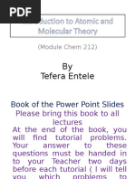 Introduction To Atomic Theory