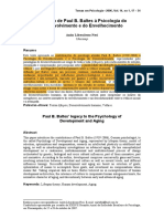 Cópia de 03 - O Legado de Paul B. Baltes À Psicologia Do Desenvolvimento e Do Envelhecimento