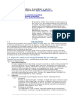 Problemas de Aprendizaje en Niños