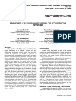 Development of Operational Limit Diagrams For Offshore Lifting Procedures