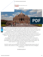 Mandir - Swaminarayan Akshardham New Delhi PDF