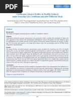 Continuous Glucose Profiles in Healthy Subjects Under Everyday Life Conditions and After Different Meals