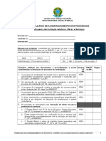 Check List para Formalizao de Dispensa - Obras e Servios de Engenharia