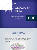 Etica y Deontologia en Psicologia