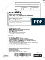 June 2014 (R) MS - Unit 1 Edexcel Chemistry A-Level