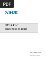 XINJE HMI PLC Connection Manual PDF