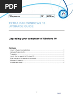 Tetra Pak Windows 10 Upgrade Guide: Upgrading Your Computer To Windows 10