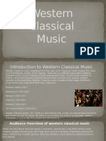 Western Classical Music Overview