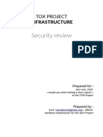 Security Review: Tox Project Infrastructure