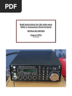 Build Instructions For The Indo-Ware SSB 6.1 Transceiver (Final Version) Written by G0CWA August 2016