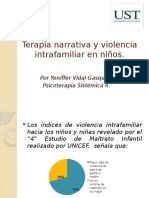 Terapia Narrativa y Violencia Intrafamiliar en Niños