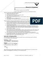 2011 Assessment 2011 Physics GA 3: Examination General Comments