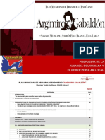 Plan Municpal de Desarrollo Argimiro Gabaldon - Sanare-Edo Lara 2011