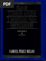 Perez Millos Samuel - Exegesis y Bosquejos Romanos