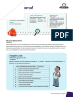 Tutoría - Sesión de Aprendizaje