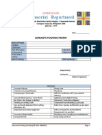 Concrete Pouring Permit - CPP-MD-MF - RW