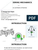 Engineering Mechanics: S.Thanga Kasi Rajan