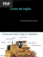 Material Partes Componentes Tractores Bulldozers Caterpillar Ingles Espanol Traducciones Glosario Vocabulario PDF