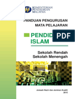 A. Panduan Pengurusan Mata Pelajaran Pendidikan Islam SR SM - JNJK PDF