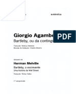 AGAMBEN, Giorgio - Bartleby Ou Da Contingência PDF