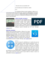 Analisis de Calculadoras App